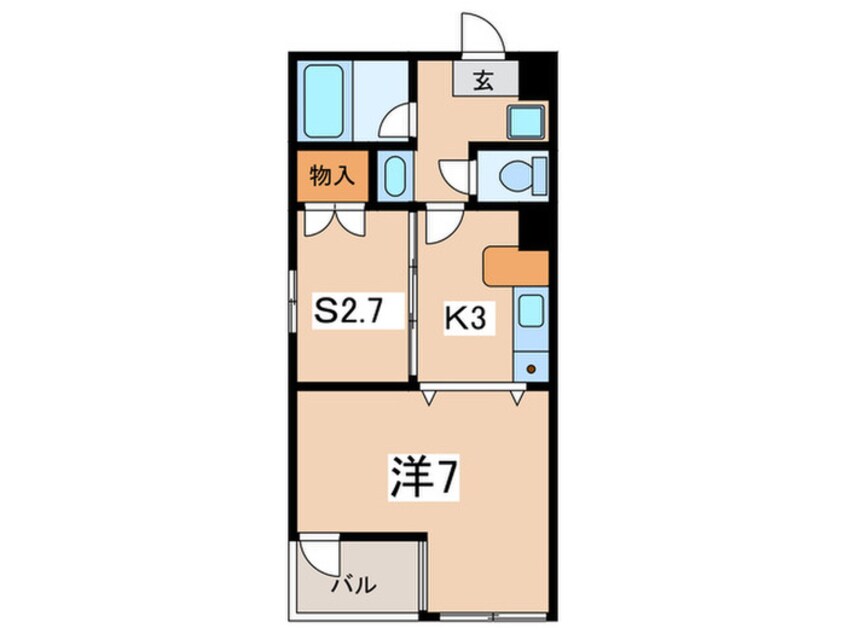 間取図 ピアレジアオヤマV