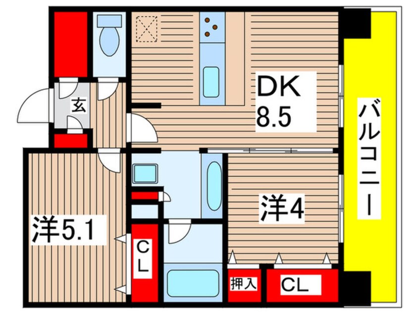 間取図 オーキッドレジデンス森下