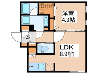 間取図 フラッフィー市谷台町