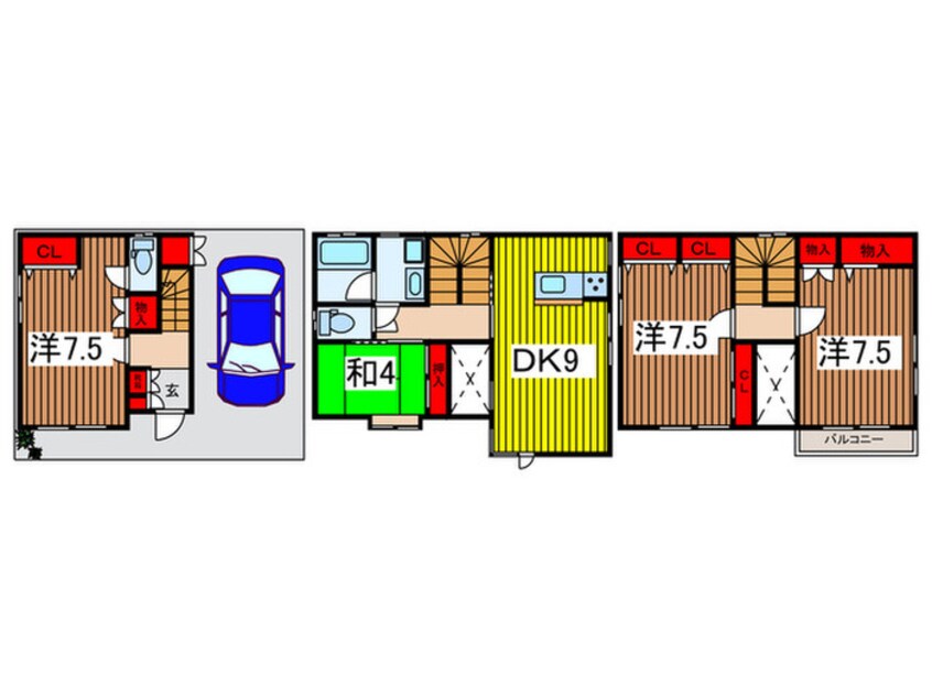 間取図 緑区太田窪1丁目戸建