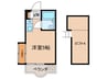 エコムヴゥ 1Rの間取り