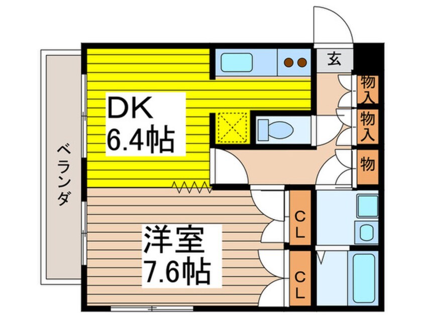 間取図 ﾆｭ-ｼﾃｨｱﾊﾟ-ﾄﾒﾝﾂ久が原