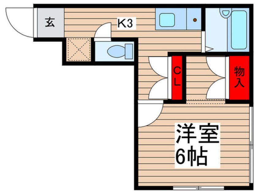 間取図 パレノーブル野田花井
