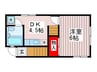 ハウスコスゲⅡ 1DKの間取り