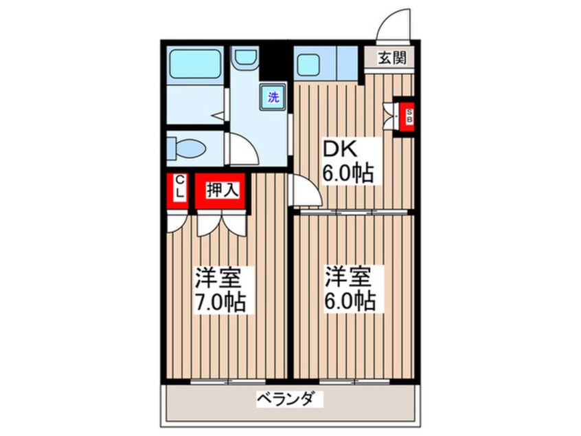 間取図 アルタＢ