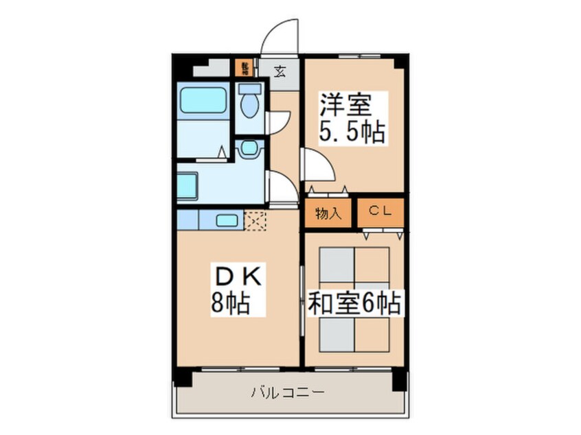 間取図 トゥリアノンマンション