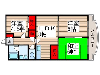 間取図 パレス・サンヴェ－ルⅠ