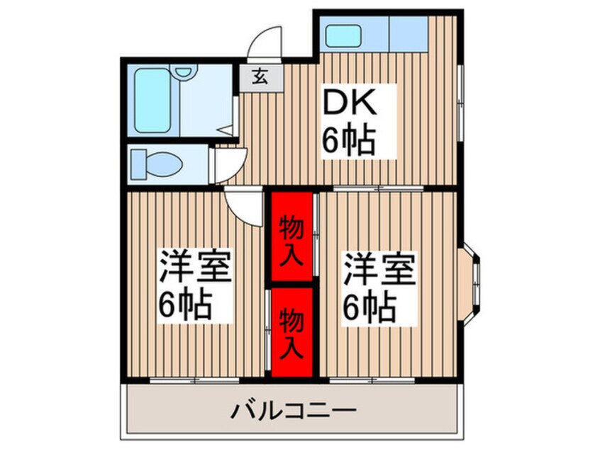 間取図 イーストハイム