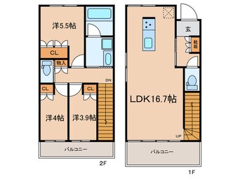 間取図 アベニール洗足池