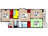 タウンコート丸義 3LDKの間取り