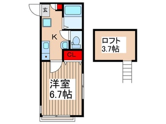 間取図 アベニュー金明