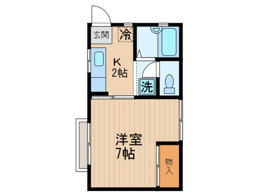 間取図 ＫＣハイツ