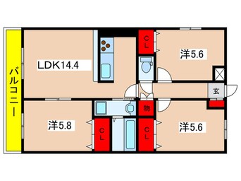 間取図 ライリッヒスト－レ