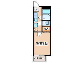 間取図 パナメント多摩Ⅱ
