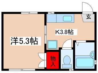 間取図 イリュウハイツ