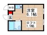 ウエノイ－スト 1Rの間取り