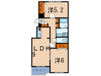 間取図 白山坂ハウス(202)