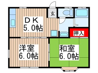 間取図 宮の森ハウスB