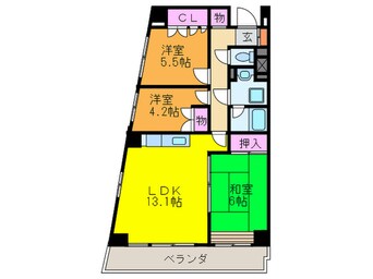 間取図 メゾン・ド・フォンテ－ヌ