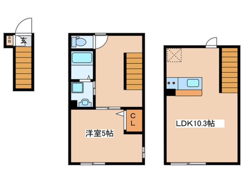 間取図 ミハス上高井戸