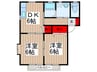 エーデルホフ 2DKの間取り