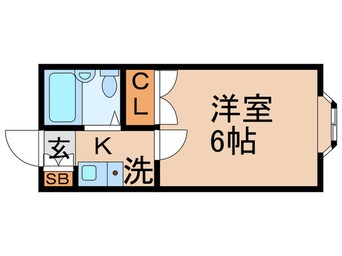 間取図 マドカハイツアオイⅠ