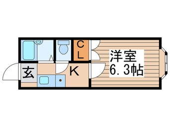 間取図 マドカハイツアオイⅠ