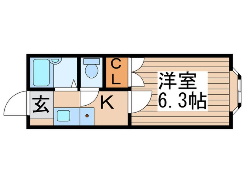 間取図 マドカハイツアオイⅠ