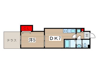 間取図 金太郎ヒルズ１０６