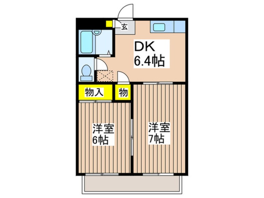 間取図 ハイム湘南