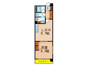 間取図 スタ－ヴァレイ・Ⅲ