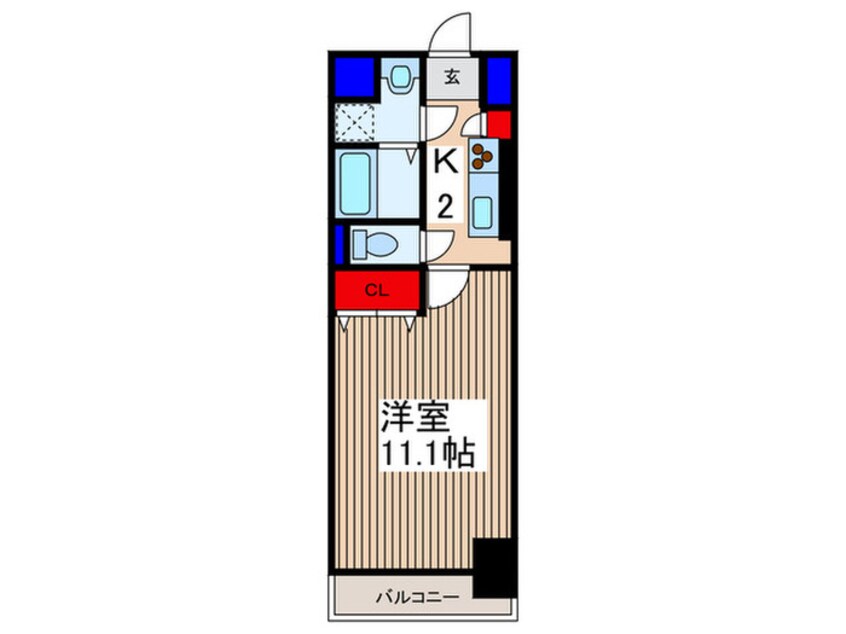 間取図 ラフィネ所沢