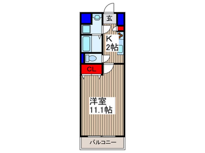 間取図 ラフィネ所沢