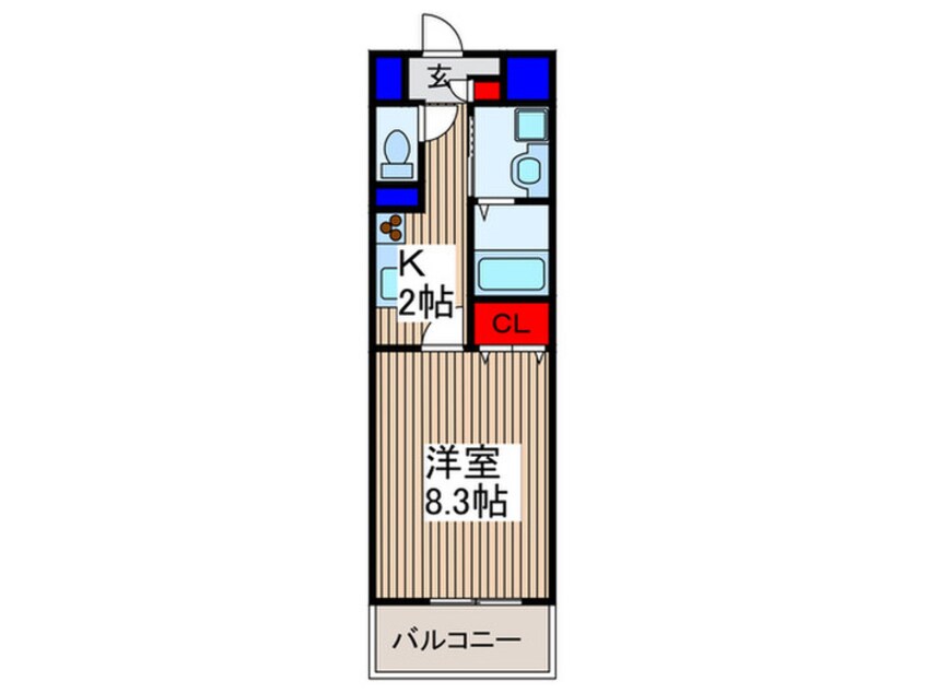 間取図 ラフィネ所沢