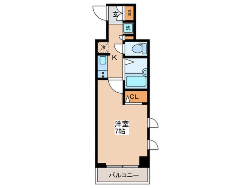 間取図 レジディア上落合