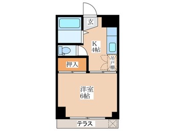 間取図 コーポ熊沢