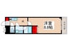 パレ シアン 1Kの間取り
