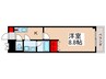パレ シアン 1Kの間取り