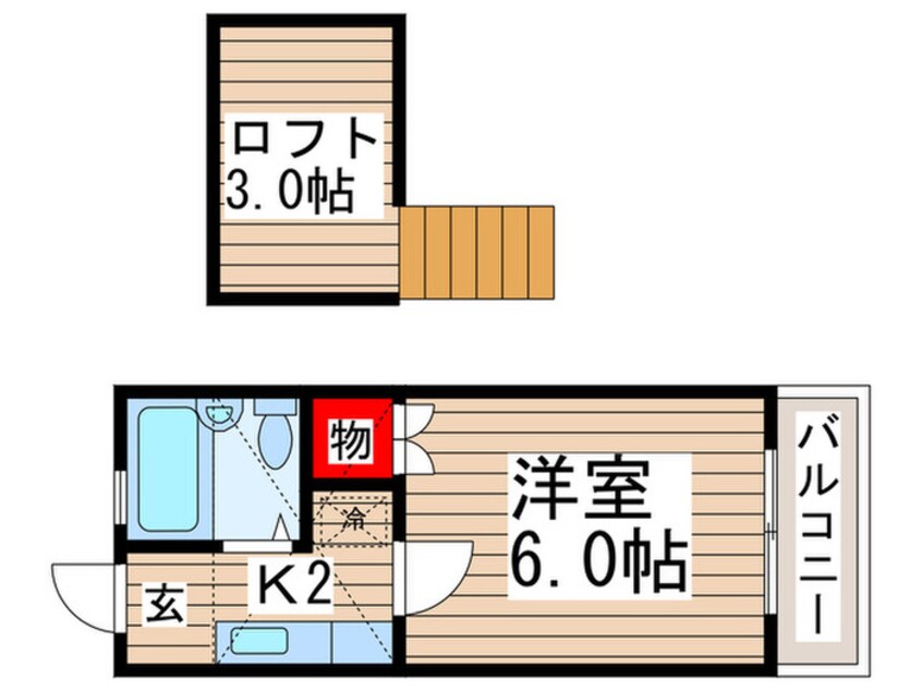 間取図 Ｔ・Ｏハイツ５８