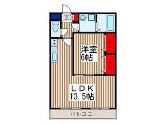 間取図 MIYABｉﾋﾞﾙ