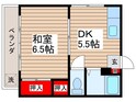 中野コーポの間取図