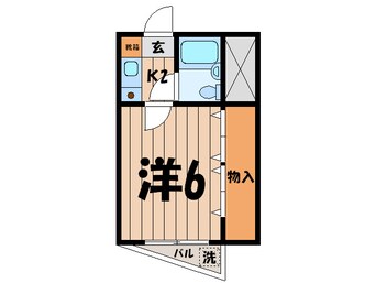 間取図 リバ－ハイツ