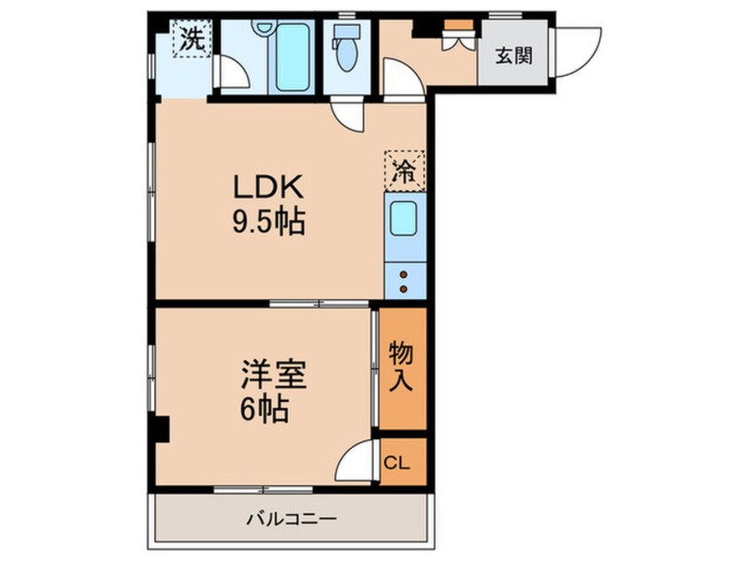 間取図 第２クシダハイツ