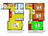 川口市南町テラスハウス 3LDKの間取り