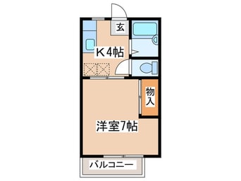 間取図 グリ－ンハイツ枡形