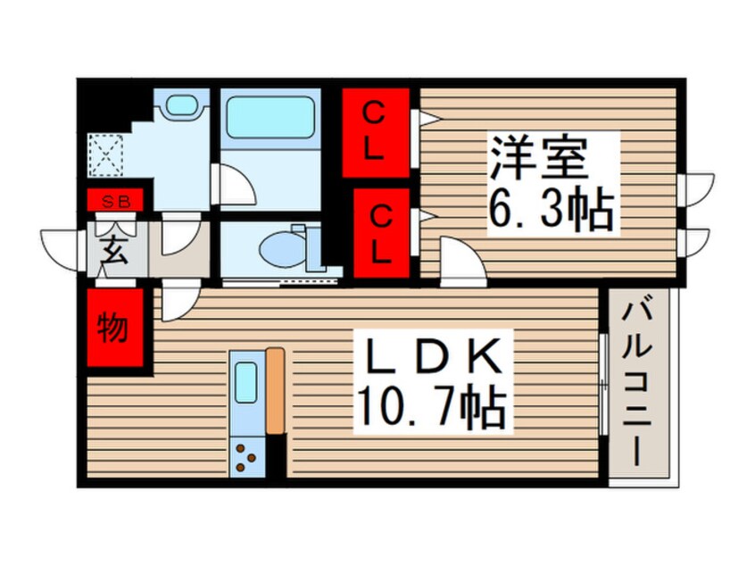 間取図 カンパネラ