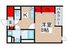 カンパネラ 1Kの間取り