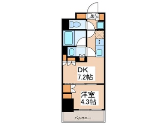 間取図 ザ・パークワンズ日本橋人形町