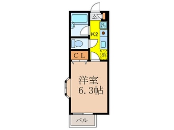 間取図 ラフィネハイホ－ム