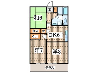 間取図 町屋スプリングハイツ